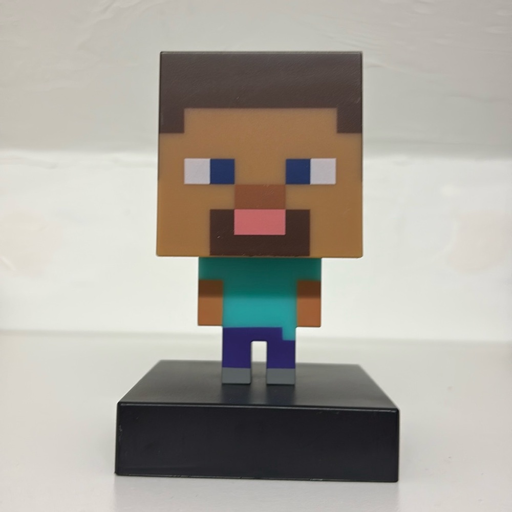 Minecraft‎ Steve Icon Light Collectible Figure | Officially Licensed